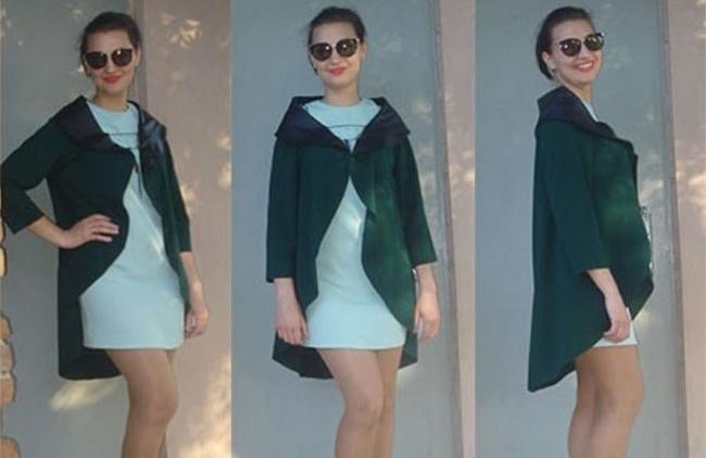 Кардиган без выкройки для женщины