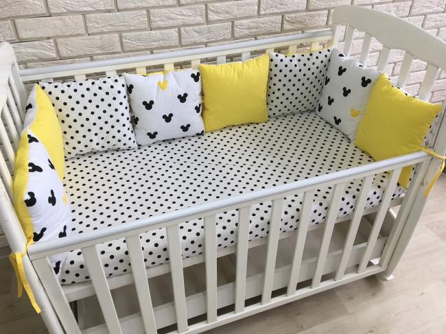 Вариант бортиков в кроватку