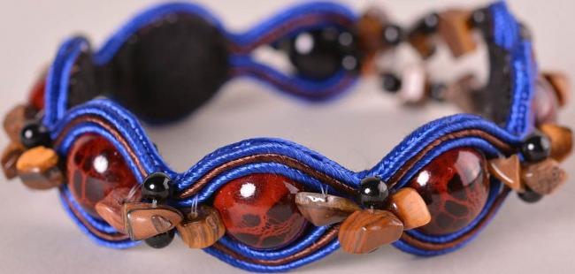 Сутажный браслет