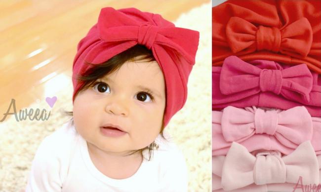Чалма с бантом для девочек