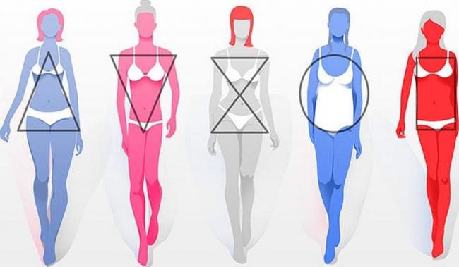 Типы фигур у женщин