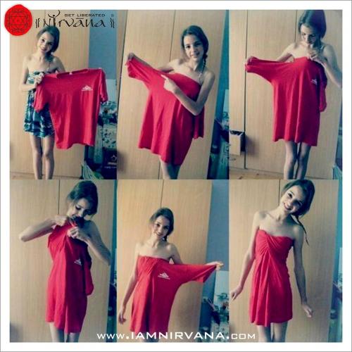 Платье из футболки