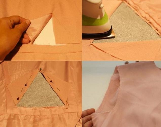 Процесс создания выреза