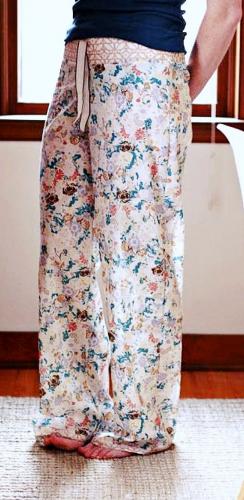 Пижамные брюки выкройка