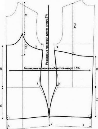 Топ на бретелях выкройка