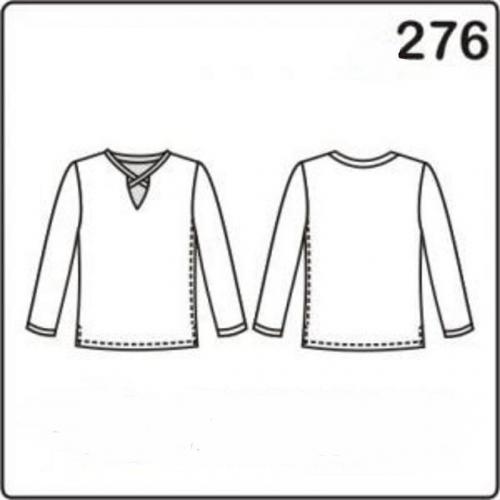 Схема изделия с оригинальной окантовкой