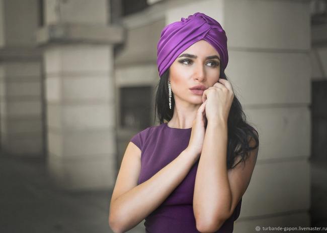 Эксклюзивная чалма из трикотажа