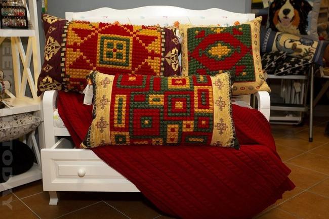 Вышивки для интерьера бохо