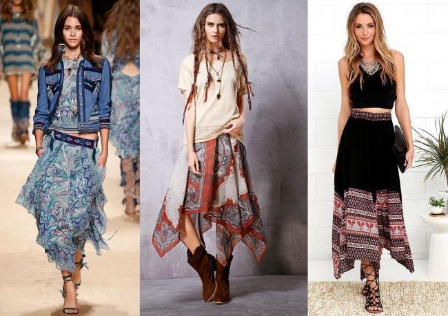 Особо красиво смотрятся многослойные изделия с ассиметричным подолом