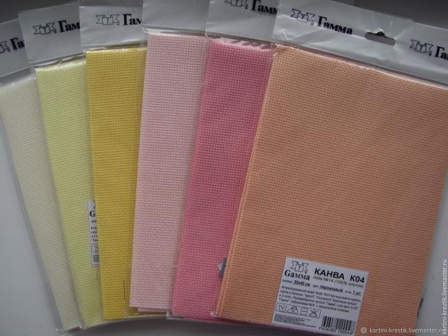 Выбор канвы для вышивания крестиком