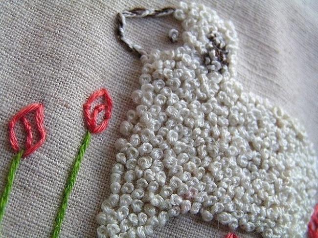 Овечка во французской технике