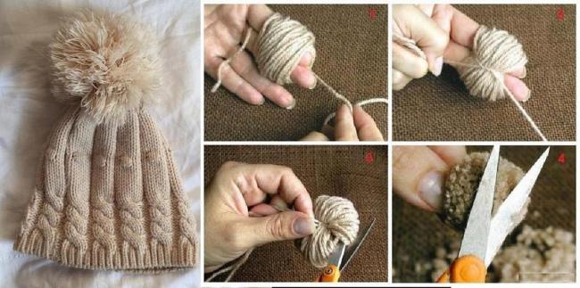 Самый простой способ создать помпон своими руками