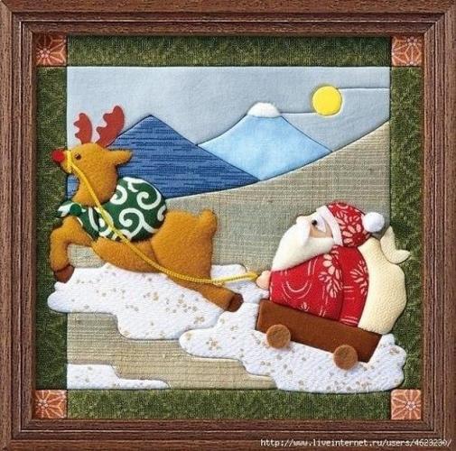 Новогоднее панно