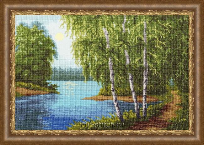Вышитые картины с пейзажами – отличный элемент декора