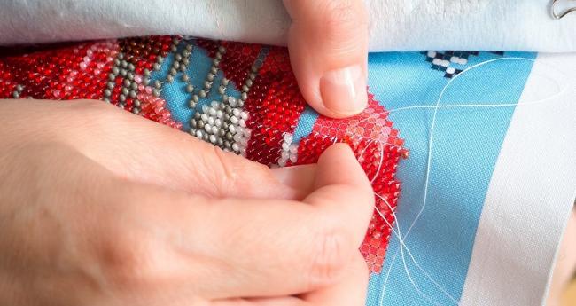 Техника выполнения бисером