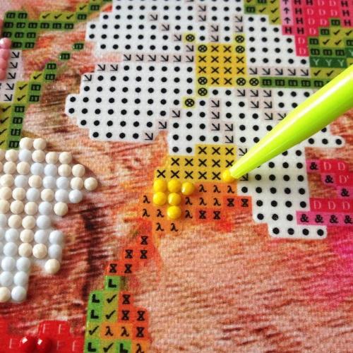 Схема ромашки в корзине