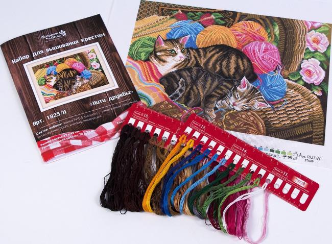 Многообразие цветов мулине