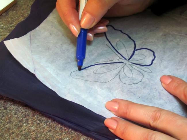 Перенос рисунка на ткань