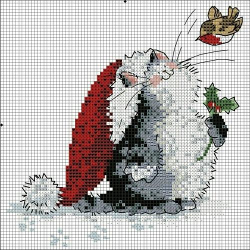 Новогодний котенок