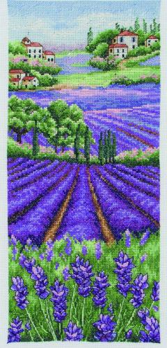Вышивка лаванда