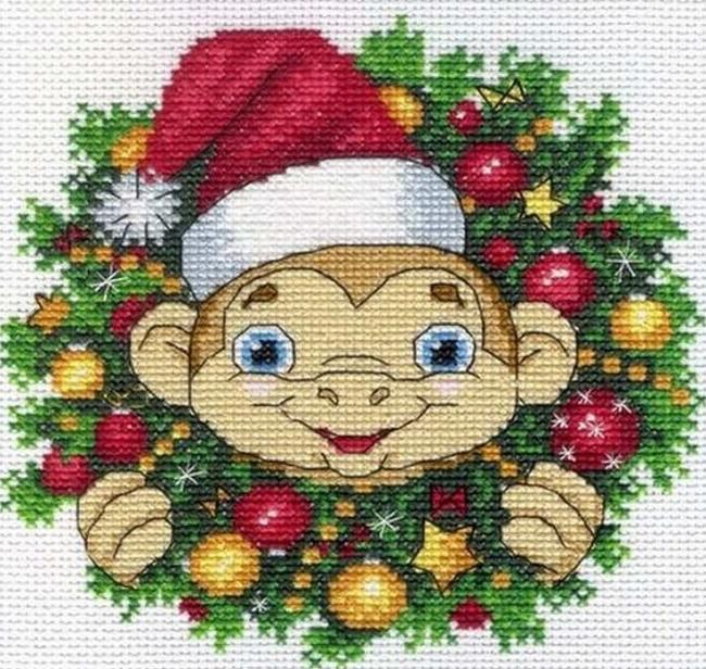 Новогодняя обезьяна