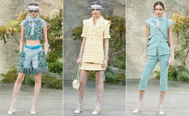 Использование в модных показах