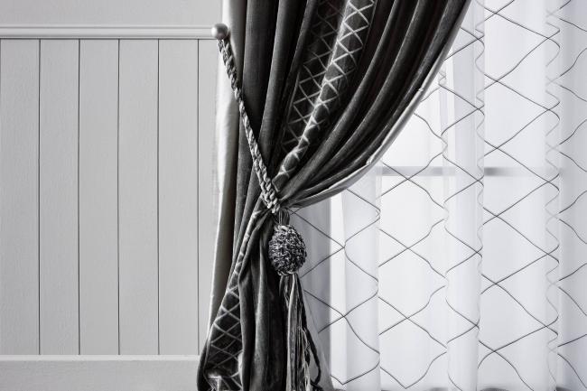 Черная ткань для штор