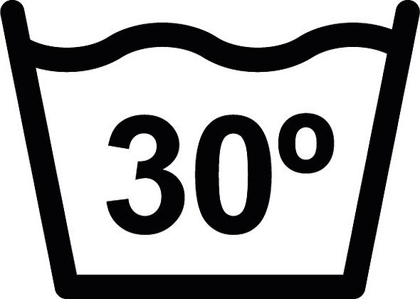 Значок деликатной стирки