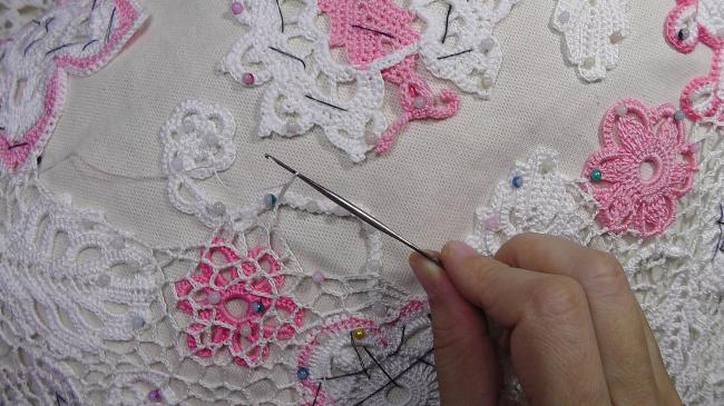 Вязание ирландского кружева