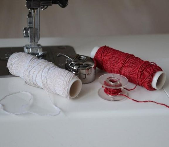 Процесс заправки в машинку