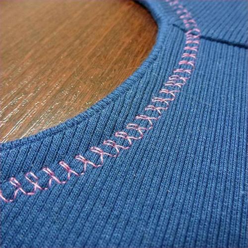 Окантовка горловины свитера