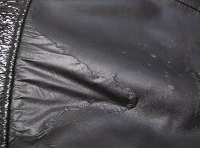 Реакция на горячую воду