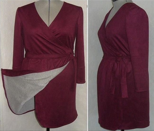 Изделие из замши на трикотажной основе