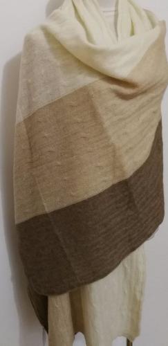 Трехцветный палантин