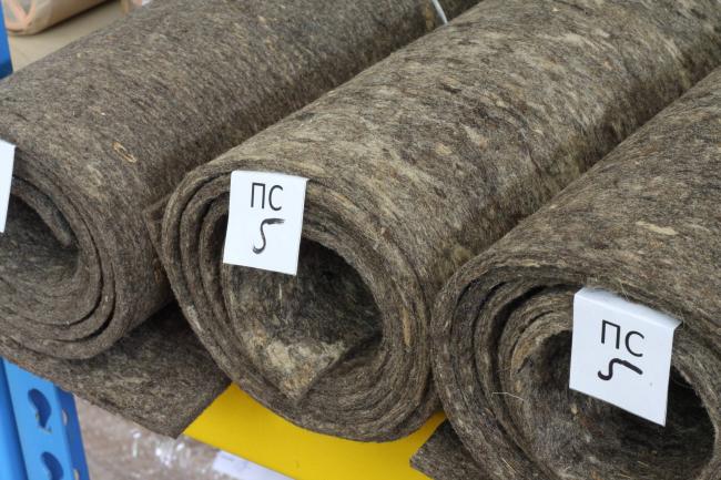 Войлочный утеплитель для строительства