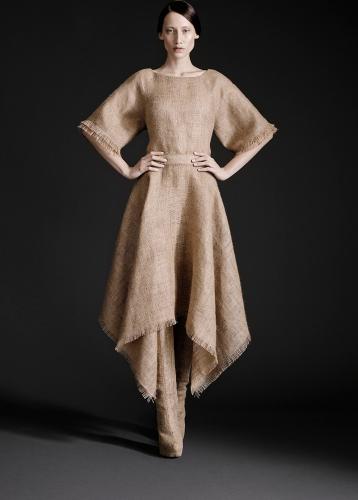 Платья из мешковины