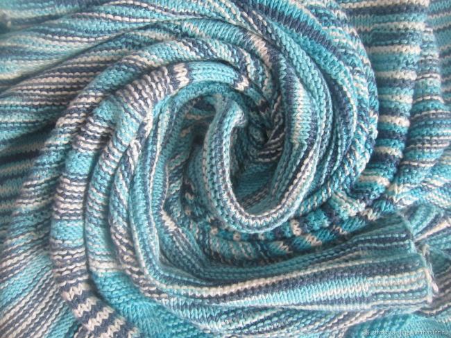 Меланжевый плед