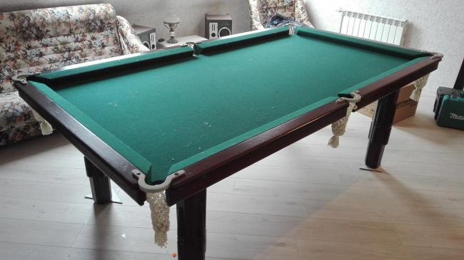 Уход за покрытием бильярдного стола