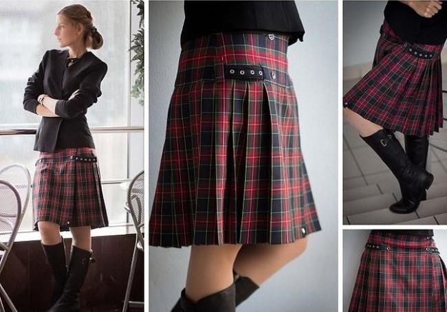 Юбки в складку