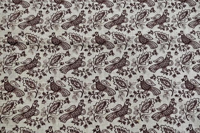 С набивным рисунком