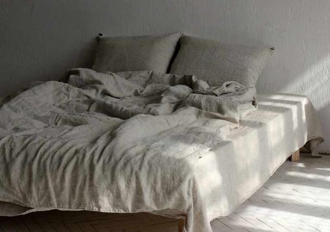 Льняное постельное белье