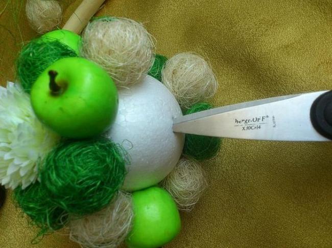 Топиарий из шариков