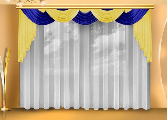 Ламбрекены из вуали