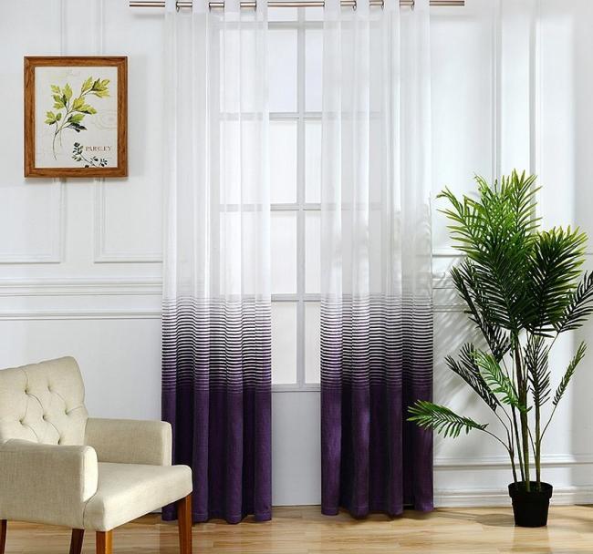 Тюль в интерьере