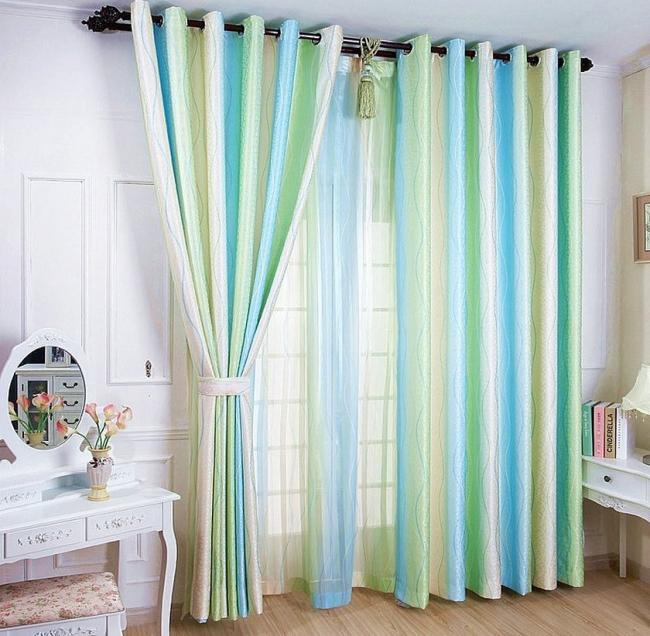 Вид тюля в детской