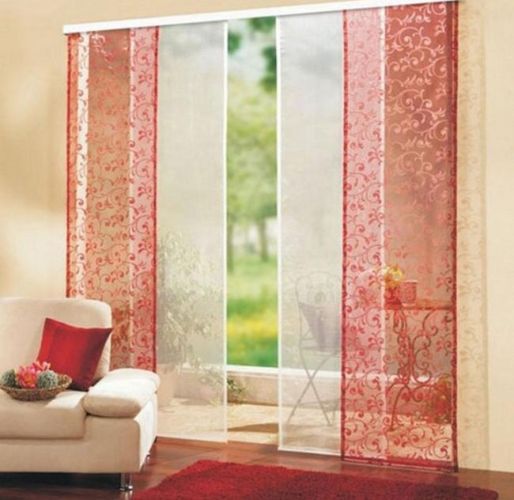 Занавески для гостиной в японском стиле