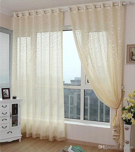 Прозрачная занавеска для панорамного остекления